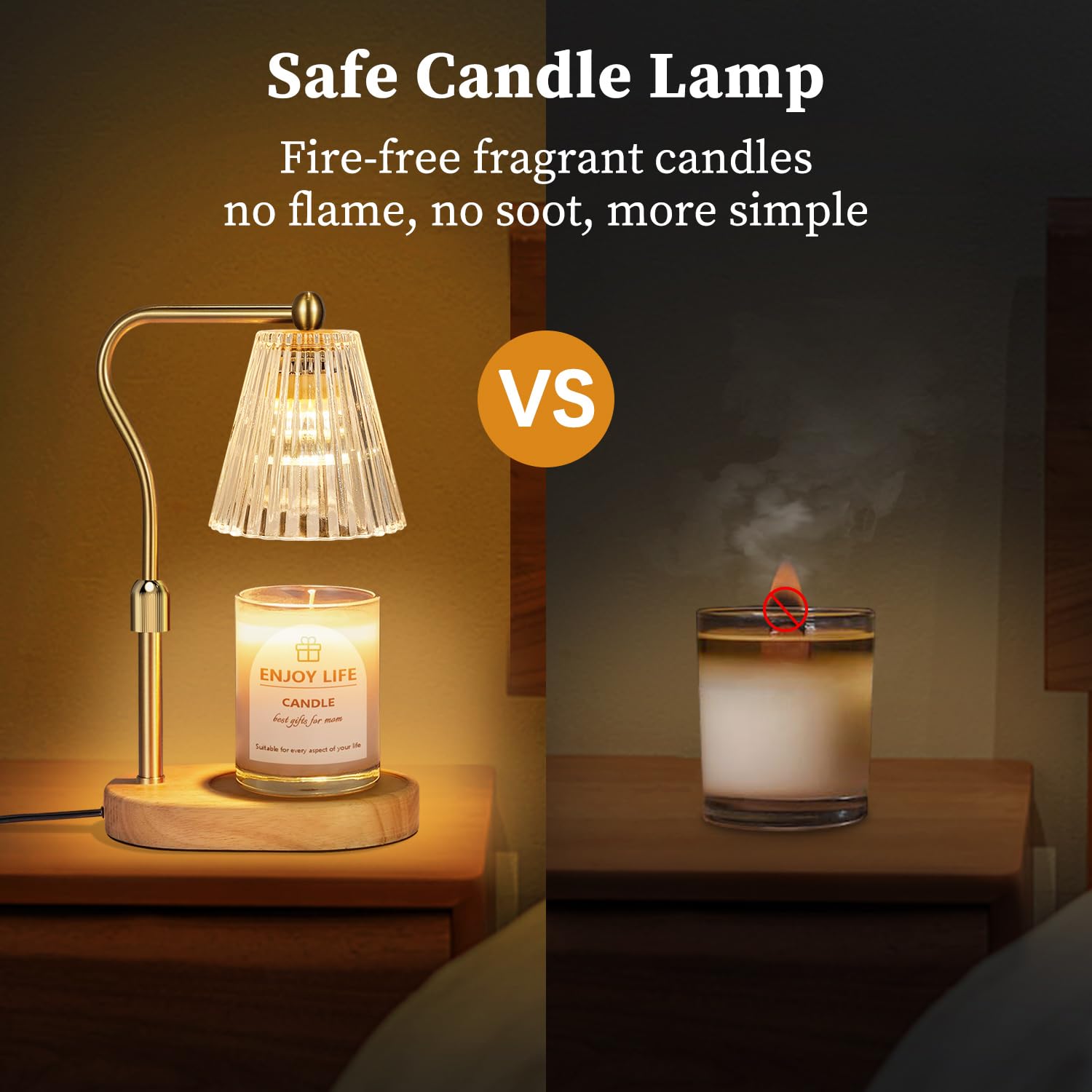 Elevate Your Space: Safe, Flameless Candle Warming Luxury